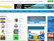 Tablet Screenshot of chiptiming.com.br